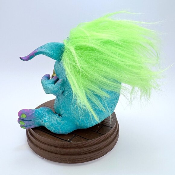 Statue Sculpture Cute Whimsical Monster Basement Dwelling Vintage Gamer Desk Art - Picture 5 of 13